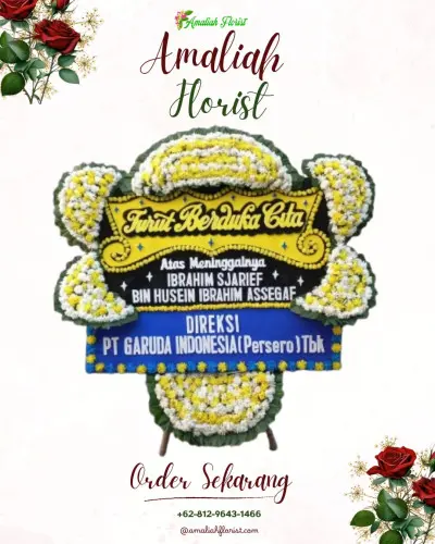 Papan Bunga Duka di Bojanegara
