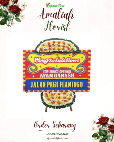 Bunga Papan Congratulation di Bojanegara